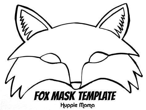 Full Face Mask Template Clipart Best