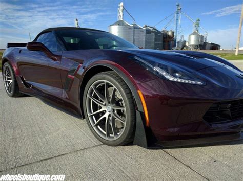 Chevrolet Corvette C7 Purple Hre P104 Wheel Front