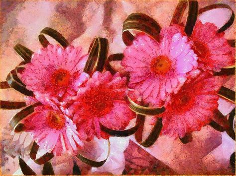 Monet Floral Set Digital Art By Catherine Lott Fine Art America
