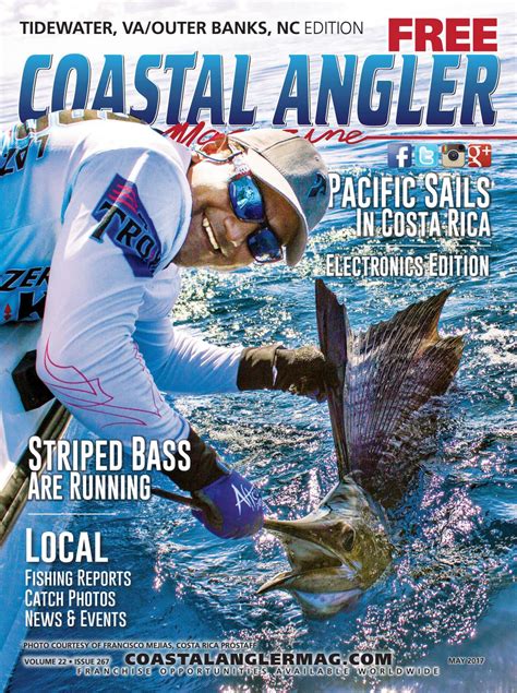 Coastal Angler Magazine May Tidewater Va Outer Banks Nc By