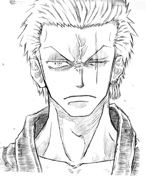 Zoro 2y Sketch By Achrafuuu On Deviantart