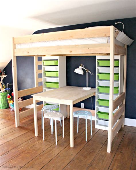 Save to favoritesbabyletto white & washed natural tiptoe bunk bed. Remodelaholic | 15 Amazing DIY Loft Beds for Kids