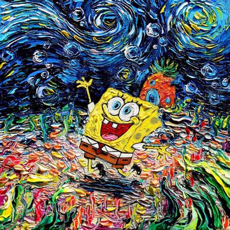 Pop Culture Starry Night Scenes Look Like Cartoon Van Gogh