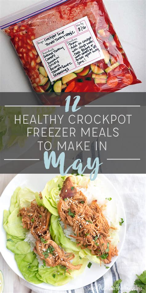 Crock pot recipes crock pot cooking slow cooker recipes chicken recipes cooking recipes healthy recipes easy recipes crockpot roasted broccoli and tomato mac & cheese diabetic. 12 Healthy Crockpot Freezer Meals to Make in May - New ...