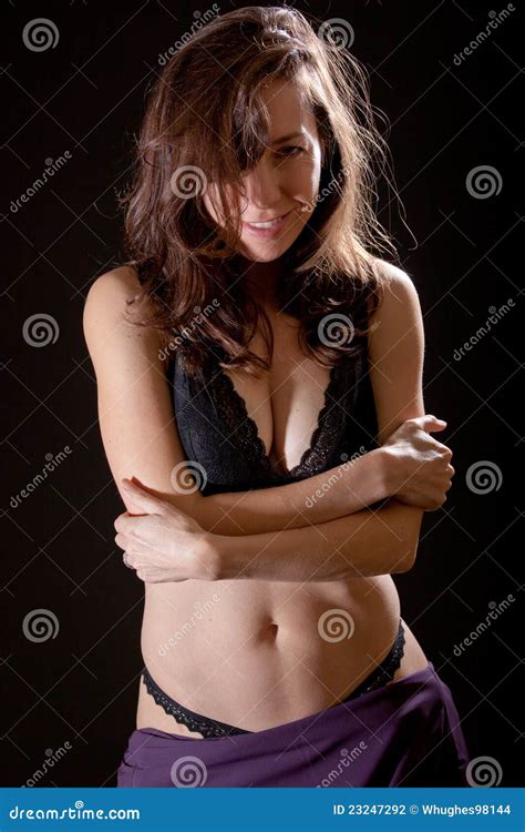 A Beautiful Woman Removing Her Dress Stock Photo Image Of Pretty