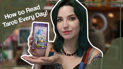 How To Start A Daily Tarot Reading Routine Youtube