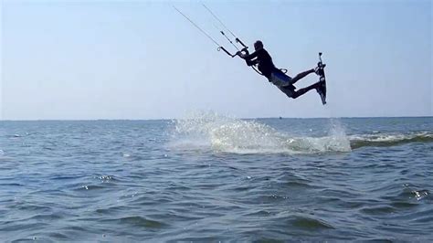 Kiten Kitesurfing An Der Ostsee Saal D Youtube
