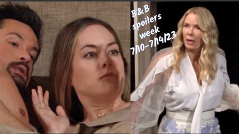 thomas and hope s 3 day lovemaking session and brooke bursts in on them bandb full spoiler 7 10 7 14