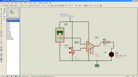 Simple Temperature Sensor Circuit Using Lm Ic Vlr Eng Br