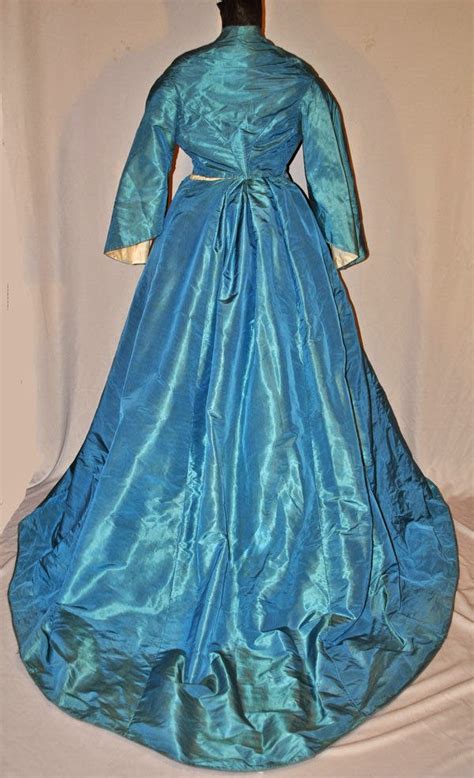 1860's ball gown, victoria and albert museum. All The Pretty Dresses: Late 1860's Blue Dress