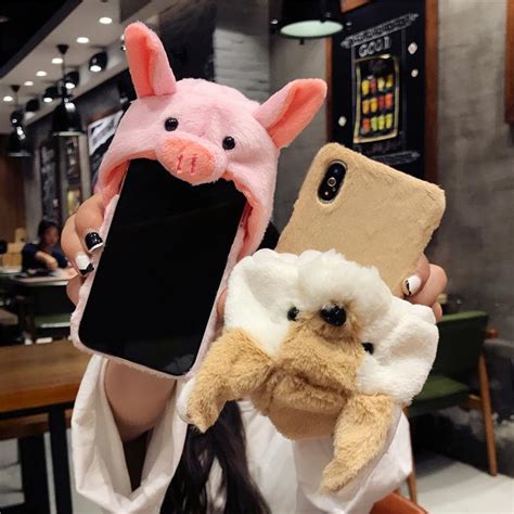 Fluffy Rabbit Hat Phone Case Shoplist