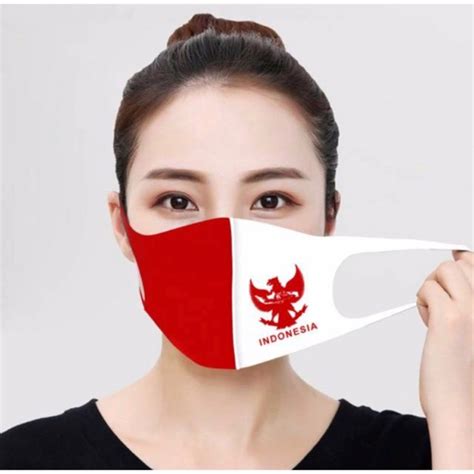 Campurkan bahan scrub wajah alami tadi dengan minyak esensial supaya mudah menggunakannya. Masker Merah Putih Garuda Premium | Shopee Indonesia