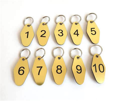 A Set Of 50 Numbered Key Fobs Key Tags For Home Locker Etsy