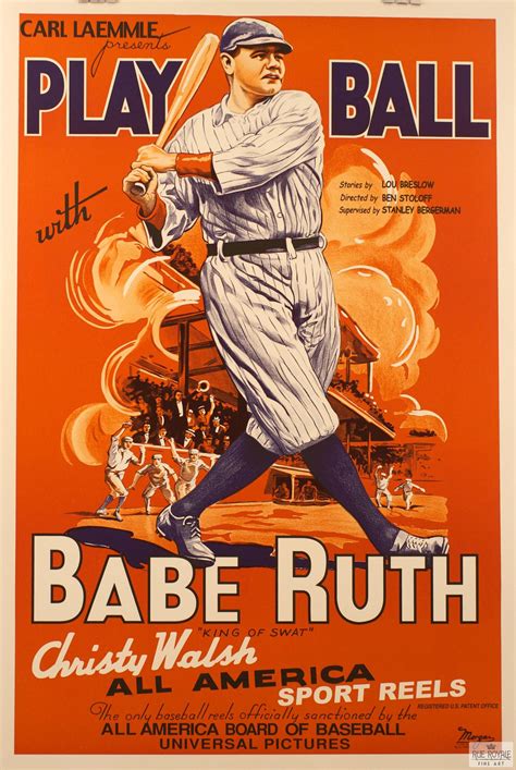 Play Ball Babe Ruth Play Ball Baseball