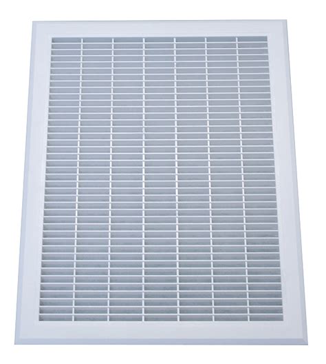 Return Air Grille 380mm X 510mm Filtered White Sku Xrag414