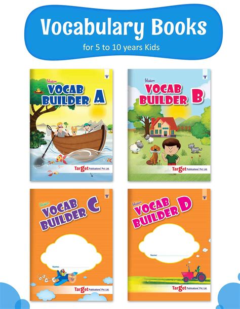 Blossom English Vocabulary Books For 5 To 10 Year Old Kids Vocab