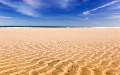 Brown Sand Sea Beach Sand Landscape Hd Wallpaper Wallpaper Flare