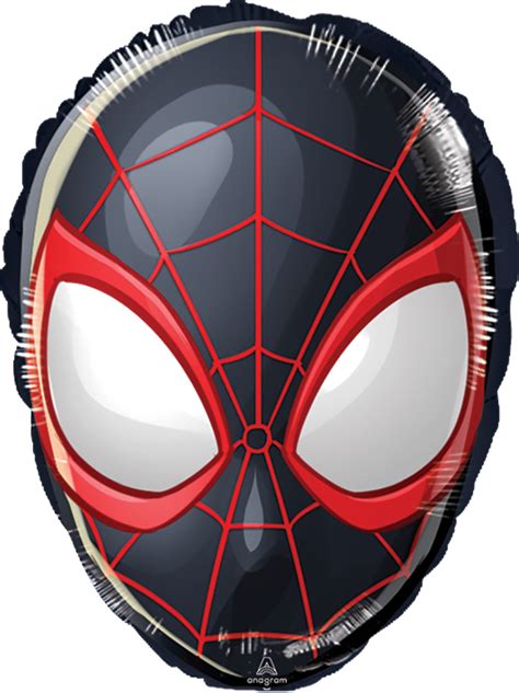 Marvel Spiderman Miles Mask Miles Morales Head Clipart Large Size