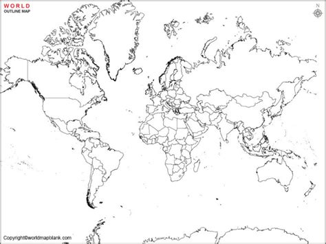 Free Printable Blank And Labeled Political World Map With Countries