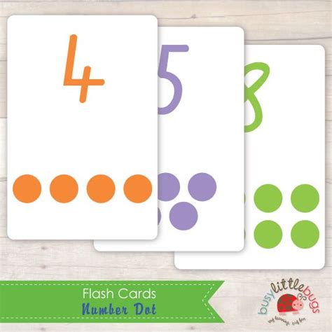 Number Flash Cards Flashcards Printable Numbers Cards