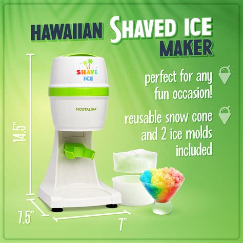 Nostalgia Electric Shave Ice And Snow Cone Maker