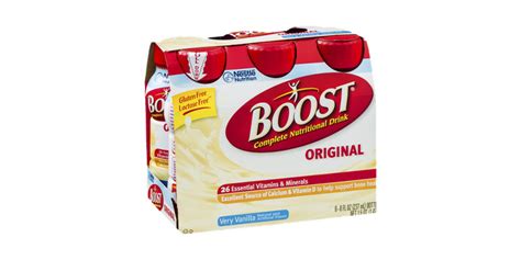 Boost Original Complete Nutritional Drink Very Vanilla 6 Pk Reviews 2019