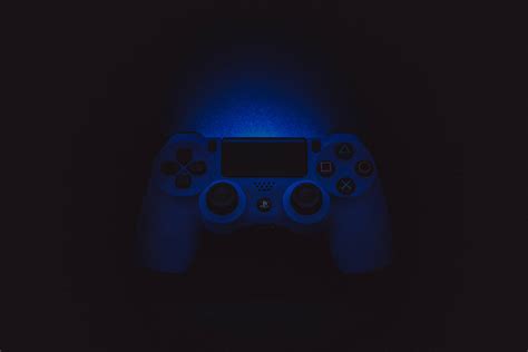 Download Best Ps4 Dualshock 4 Blue Light Wallpaper
