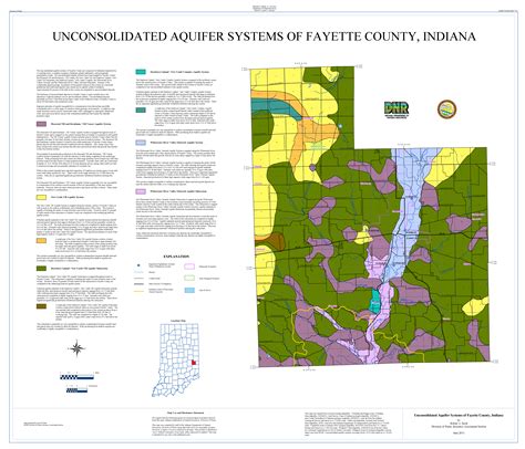 Dnr Water Aquifer Systems Maps 79 A And 79 B Unconsolidated And