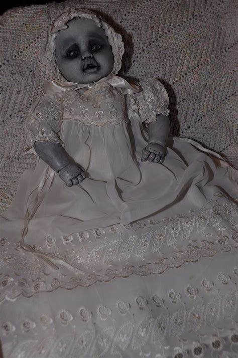 Gothic Baby Ghost Haunted Ooak 20 Lissi Vinyl Cloth Doll Zombie