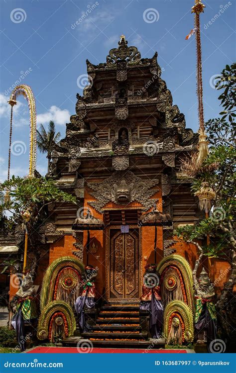Traditional Bali Temple Balinese Hinduism Religion Stock Image Image
