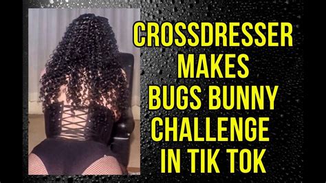 Sexy Crossdresser In 🐇🐇bugs Bunny Tik Tok Challenge 🐰 🍑 Youtube