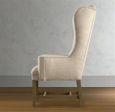 Belfort Wingback Upholstered Armchair Dining Chairs Dining Room