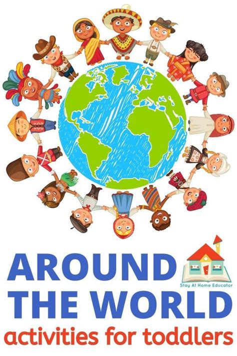 Free Preschool Lesson Plans For Around The World Theme Stay At Home