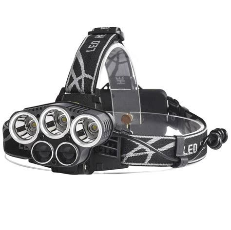 Max 30000lm 5 Led T6 Headlamp Ultra Bright Outdoor Headlamp