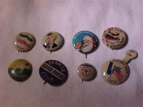 Vintage Pinback Buttons And Tab Advertising Premium Pins Etsy Uk