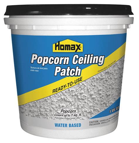 Homax White Pre Mixed Ceiling Texture Popcorn Finish 1 Sq Ft Coverage