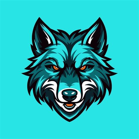 Premium Vector Wolf Head Hand Drawn Logo Design Illustration