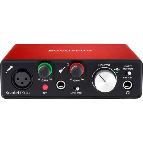 Focusrite Scarlett Solo Usb Audio Interface