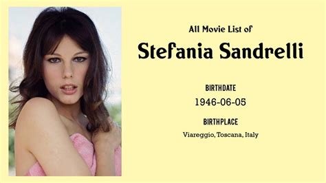 Stefania Sandrelli Movies List Stefania Sandrelli Filmography Of