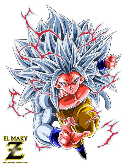 Maky Z Blog Póster Son Goku Super Saiyan 5 Dragon Ball Af