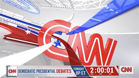 Cnn Democratic Debate Motion Graphics And Broadcast Design Gallery
