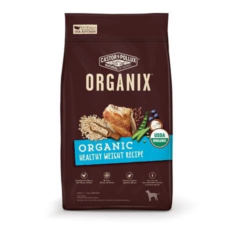Both of my dogs have a long history of suffering from skin issues and food allergies. Castor and Pollux Organix Organic Healthy Weight Dry Dog ...