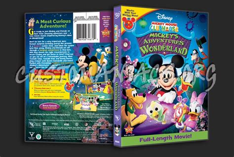 Mickey Mouse Clubhouse Mickeys Adventures In Wonderland Dvd Cover