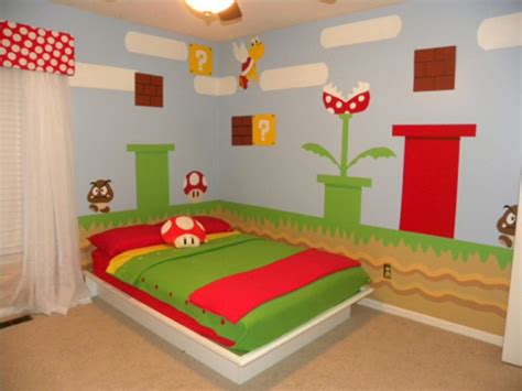 Full over full bunk beds. Cool Super Mario Kids Room Design | Kidsomania