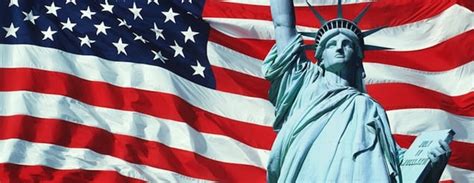 Statue Of Liberty And Us Flag Hd Wallpaper Wallpaper Flare