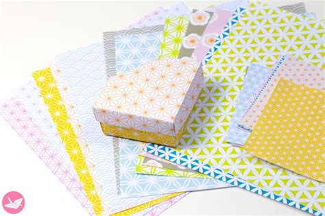 12 Free Printable Origami Papers Paper Kawaii