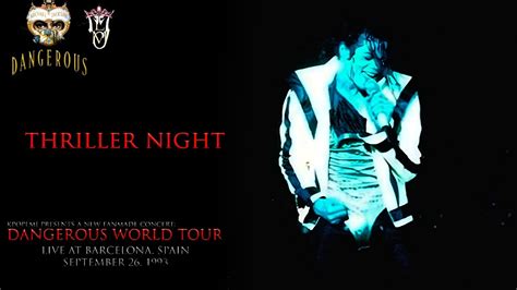 THRILLER Dangerous World Tour Fanmade Michael Jackson YouTube