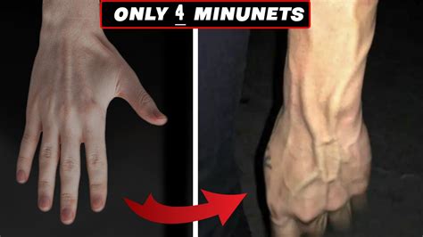 Get Veiny Hands Permanently In 4 Minutes Step By Step Youtube