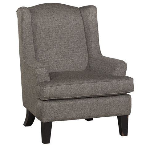 Classic Nightingale Gray Wingback Chair Andrea Rc Willey Furniture