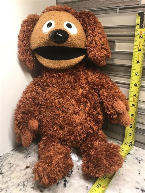 Disney Store Rowlf Muppets Most Wanted 17 Brown Dog Plush